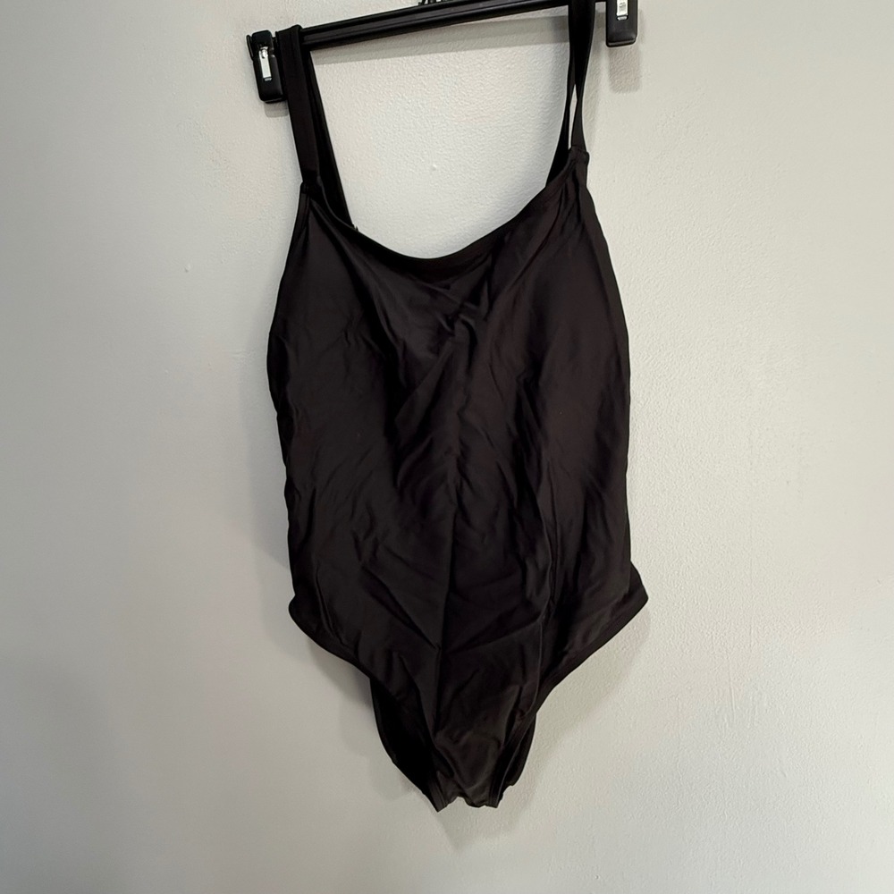 Hurley Black One Piece Swimsuit Tank Style Adjustable Straps Size XXL